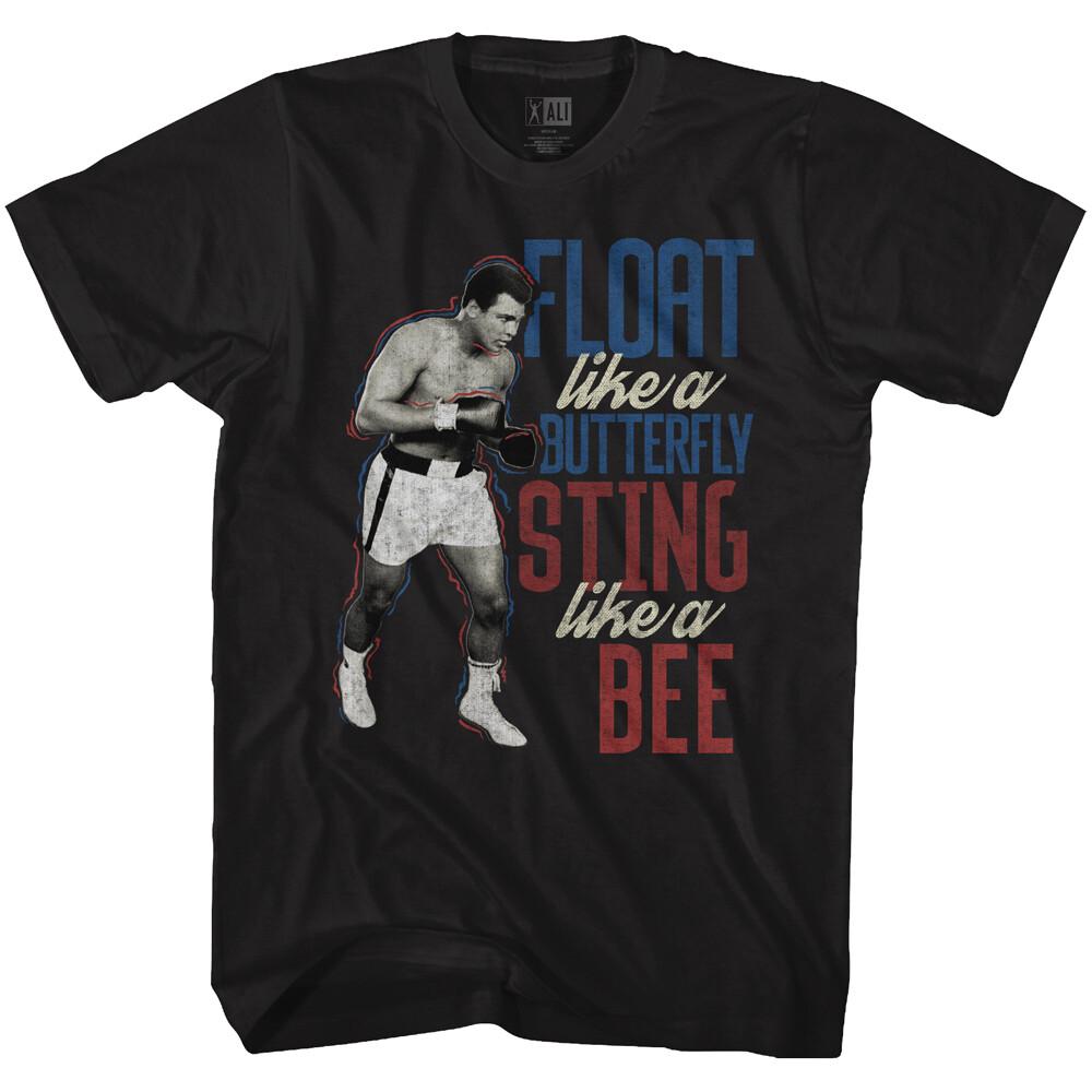 Muhammad Ali Float Like A Butterfly Sting Like A Bee Men T Shirt XL