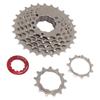 11?28T Bike Sprocket 7 Speed Chrome Molybdenum Steel Bike Speed Cassette for Conversion Folding Bikes