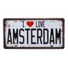 Mfoever Tin Sign I Love Vodka Beer Plate Metal Plate Car Number Tin Signs Bar Pub Cafe Home Decor Metal Sign Man Cave Garage Painting Plaques C