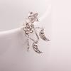 eBay Popular, Korean Version, Fashionable and Exquisite Versatile Stud Earrings, Five-pointed Star Love Moon Women Earrings E1118