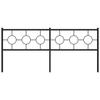 Replacement Headboard Metal Black 200 Cm