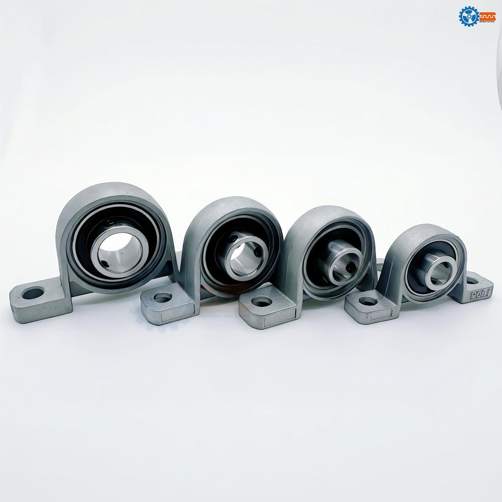 1pcs Mounted Bearing Pillow Block Zinc Alloy Type:Kp08 Kp000 Kp001 Kp002 Kp003 Kfl08 Kfl004 Kfl005 Kfl006 Bore 8-35mm