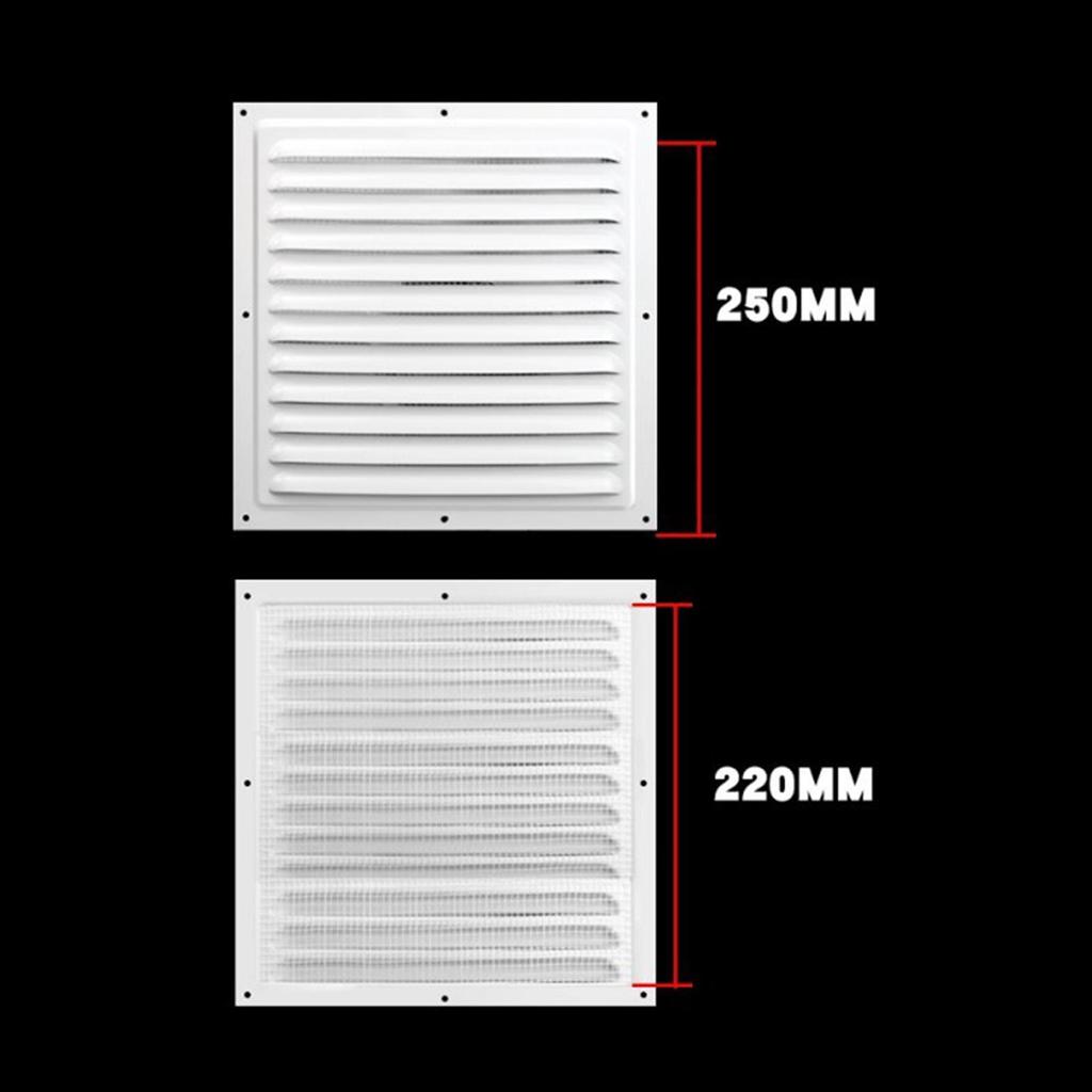 Air Vent Cover Return Grill Aluminum Alloy Square Ventilation Grille for