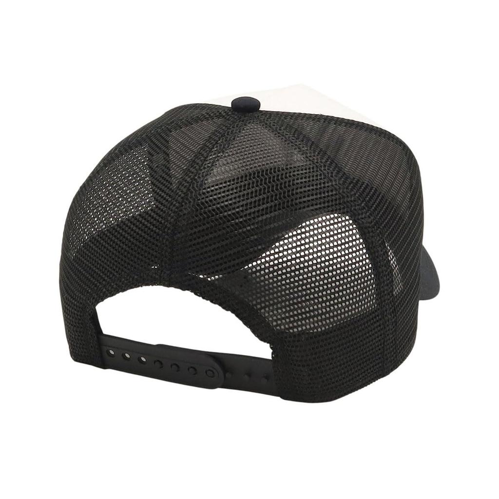 New Era Mesh MLB NY FREE SIZE 940AFTR NEYYAN TYPE OWHI BLK 261 9FORTYA-FRAME Cap, Typewriter, Off-White/Black,