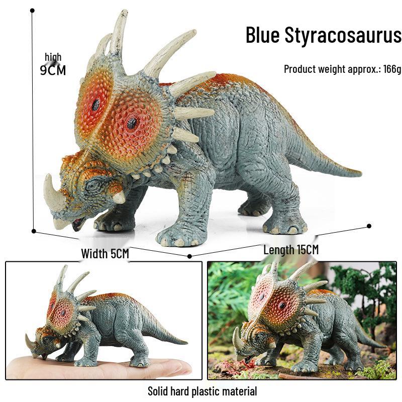 Jurassic Dinosaur Simulation Model: Stegosaurus, Mosasaurus, Pterodactyl, Triceratops, T. Rex, Allosaurus.