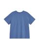 THEMUSEUMVISITOR Color Typo Slub T-Shirt (Blue)