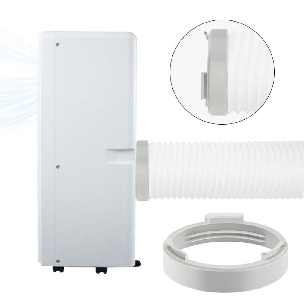 ABS Air Conditioner Exhaust Hose Connector Replacement Round/Square Shaped Exhaust Pipe Interface Exhaust Duct Hose Adapter