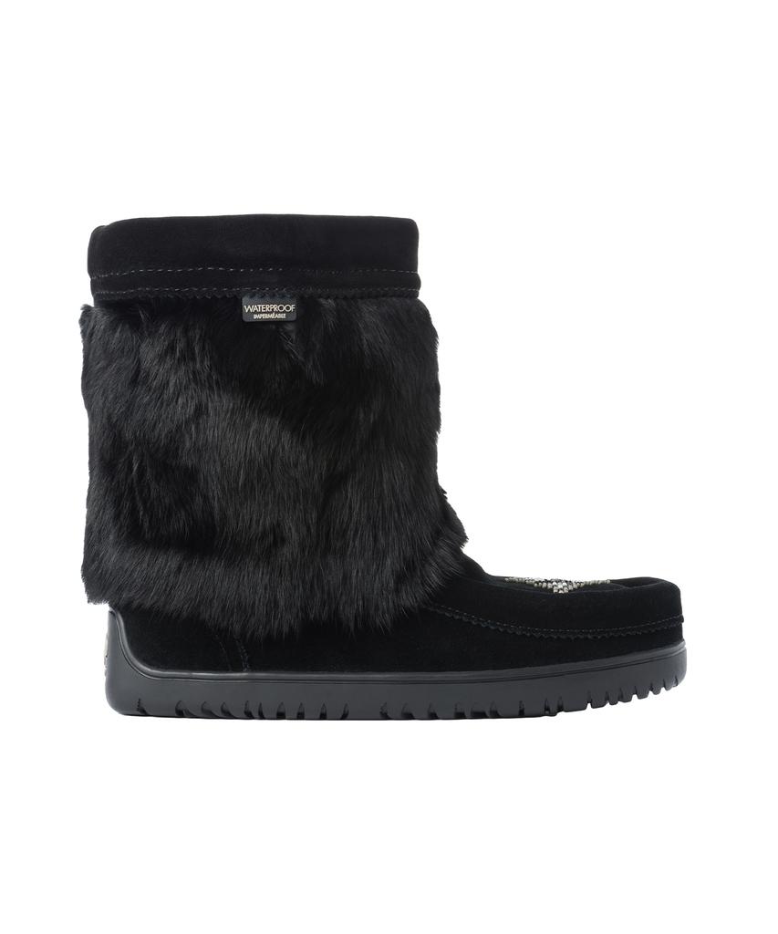 Manitobah Waterproof Half Mookluk Boots_Black