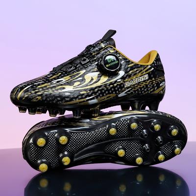 Kids Soccer Shoes Society FG School Football Boots Cleats Grass Sneakers Boys Girls Outdoor Athletic Training Sports Footwear