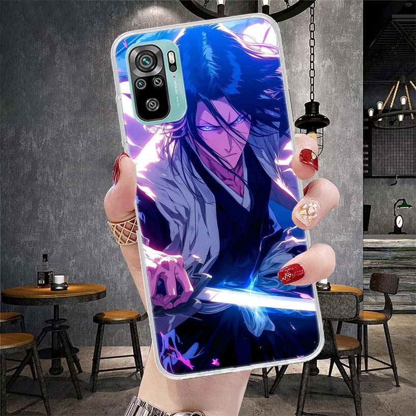 Bleach Kuchiki Byakuya Soft Phone Case For Xiaomi Redmi Note 15 14 14S 13 12 Pro Plus 12S 11 11S 11E 10 10S 11T 5G Fundas Coque