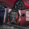 Fashion Luminous Watch Men's Hollowed Out Car Wheel Hub Business Waterproof Quartz Luxury Clock Wristwatch Sports High Quality