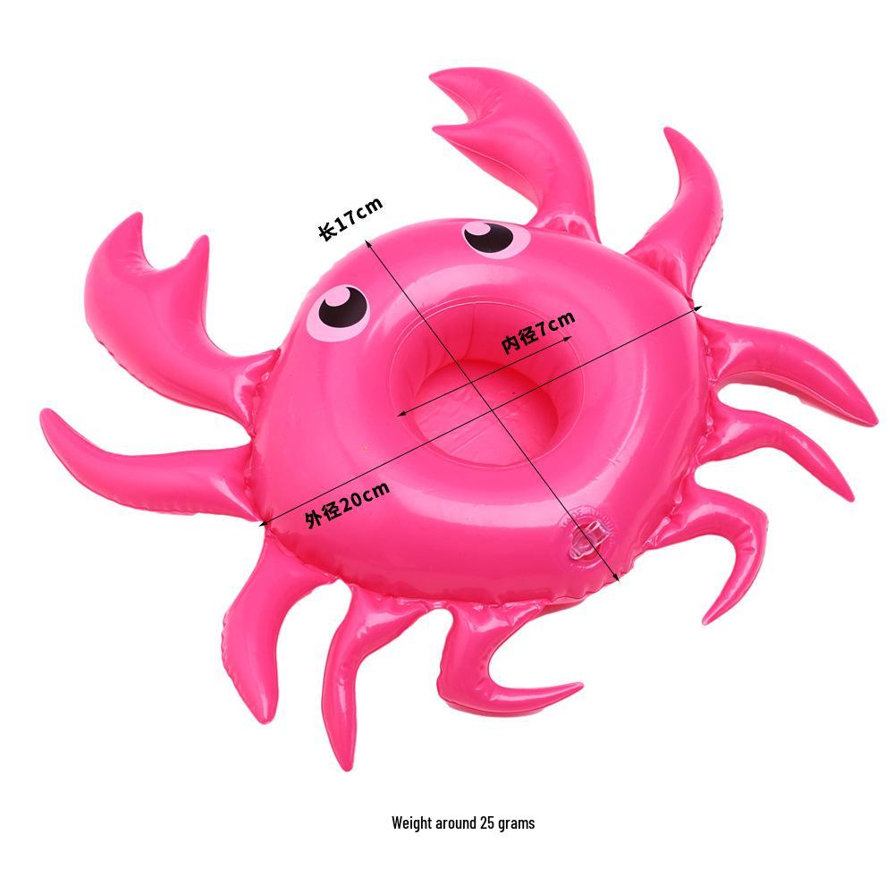 Available: Inflatable Cup Holders - Flamingo, Donut, Lemon, Watermelon, Pineapple, Crab, and Heart.