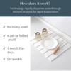Diatomaceous Earth Kitchen Drying Mat Foldable Super Absorbent Pad for Tableware Nonslip Dishes Cups Draining Mat
