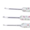 8pcs Crochet Hooks Ergonomic Design Comfortable Handle Easy Identification Compact Portable Knitting Supplies
