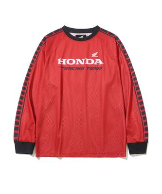 PHYPS MOTORCYCLE Vingtage Racing Mesh Long Sleeve Red