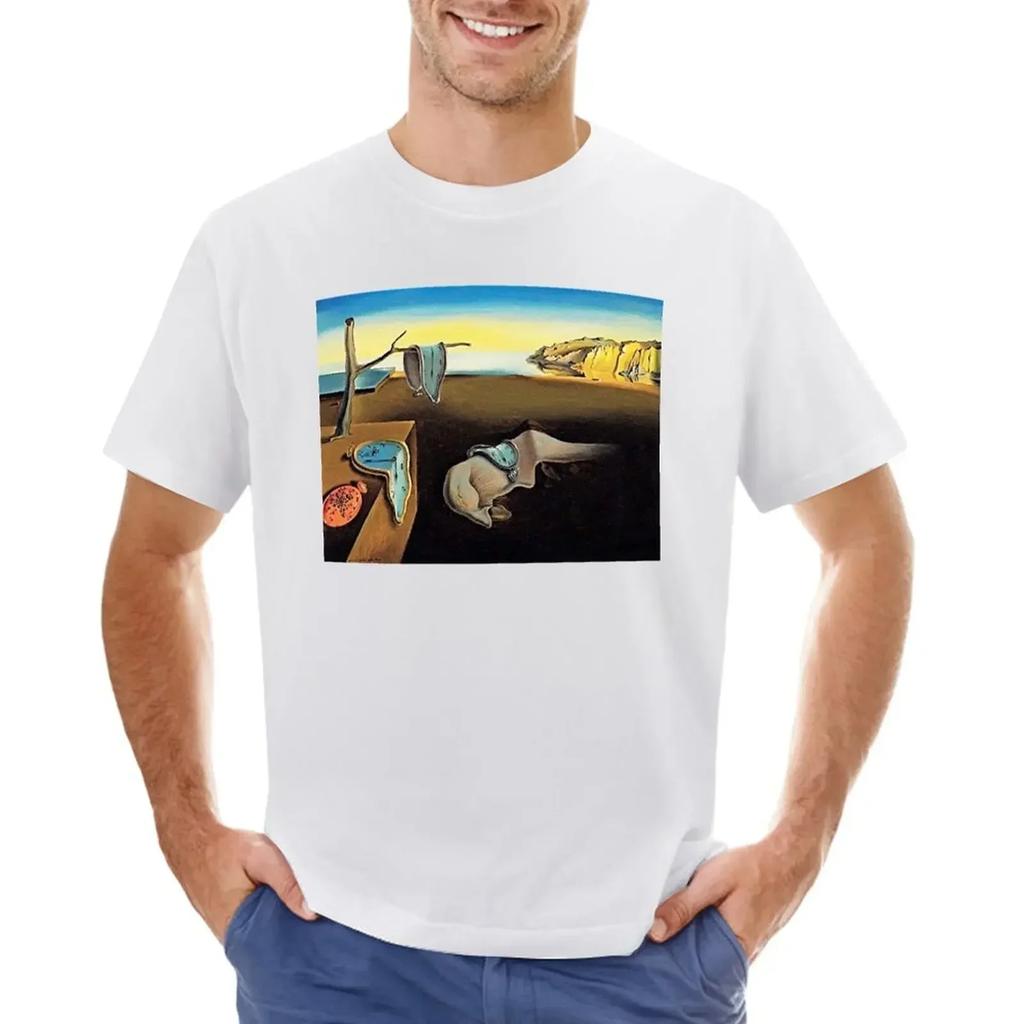 DALI, Salvador Dali, The Persistence of Memory, 1931. T-shirt Shirts Graphic Tees Plus Sizes Vintage Clothes Men T Shirts