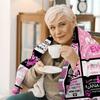 1pc Nana Cozy Flannel Throw, Best Nana Ever Gifts, Pink Bed Cover, Couch Blanket, Soft Throw, Grandparents Day