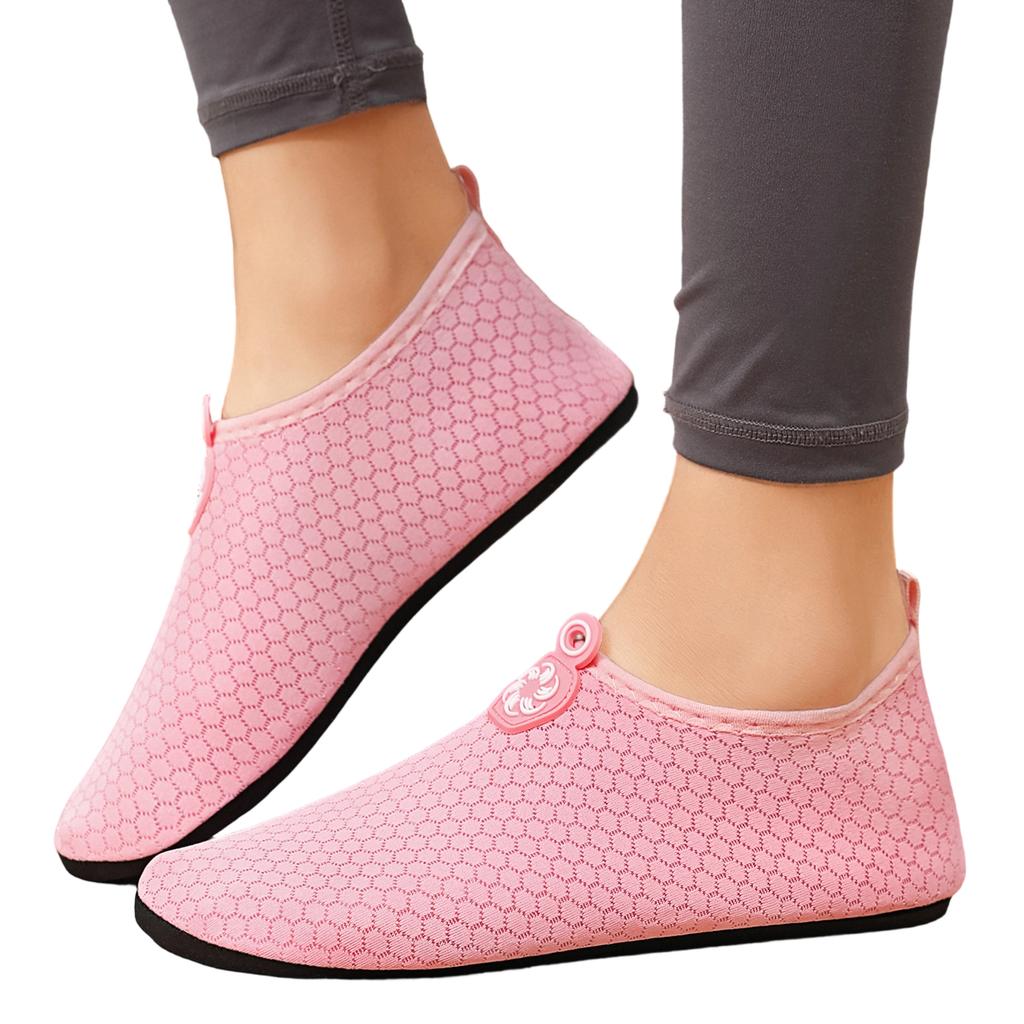 Women's Lightweight Water Shoes Quick Dry Mesh Upper Slip On Aqua Socks for Beach Pool Swim Surfing and Outdoor Activities
