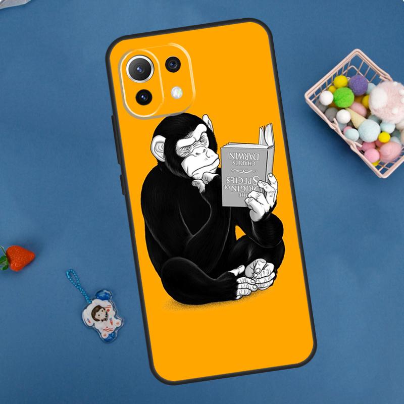 Cartoon Monkey Case For Xiaomi 15 Ultra 13 14 11T 12T 13T 14T Pro POCO X7 Pro F5 F6 M6 X3 X5 X6 Pro Coque