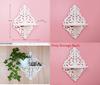 Geometric Wall Mount Flower And Plant Holder With Pvc Material For Indoor Spaces