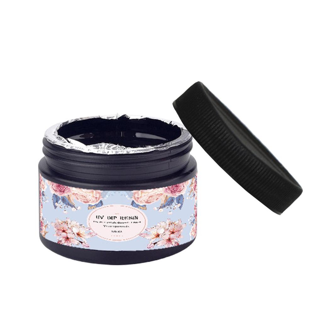 Practical UV Dip Resin Set 50g/100g Crystals Clear Epoxy for Flower Decoration and Jewelry Making with 13 Wires