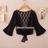Women's Chiffon Sun Protection Cardigan & Camisole Set - Light Summer Outerwear Shawl