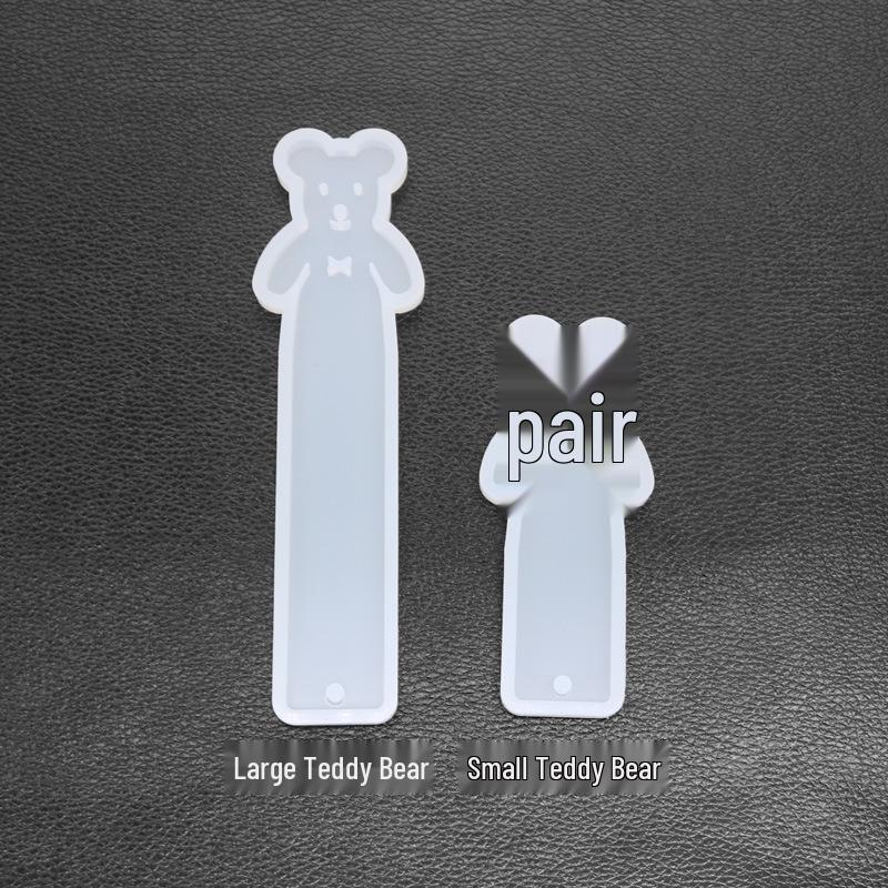 DIY Epoxy Crystal Fish Tail Bookmark Mold - Cute UV Resin Ruler & Mirror Mold for Jewelry
