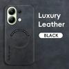 Magnetic Retro Leather Soft Case For Xiaomi Redmi Note 13 Pro Plus Note13 4G 5G 13R Wireless Charging Phone Case Cover