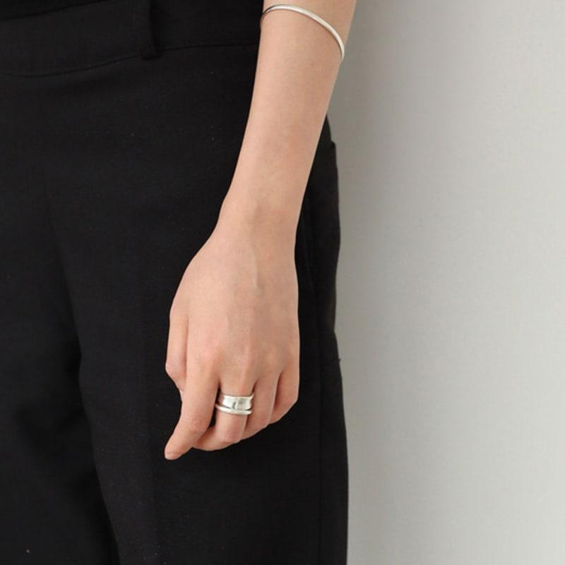 modernlike Silver 925 C Open Bangle Bracelet