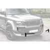 Car For Land Rover Defender 2020-2026 2Pc Front Bumper Lip Splitter Fin Glossy Black