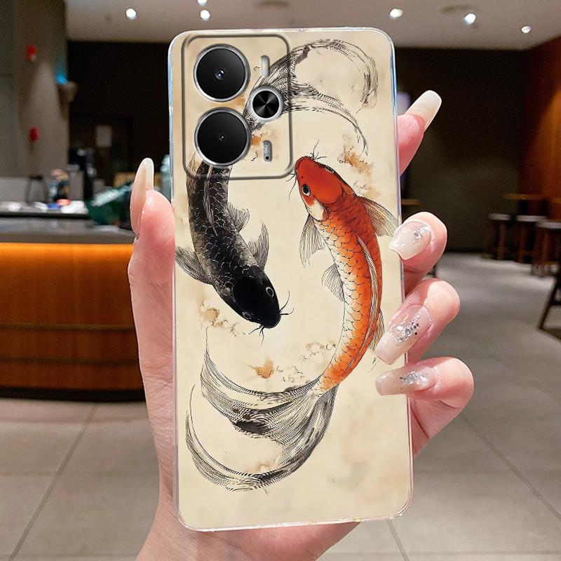 Hülle Für Realme 14 5G 14T 2025 Handyhülle Luxus Drache Niedlich Cool Jungen Mädchen Weiche Abdeckung Realme14 Realme14T Transparente Hüllen