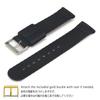 CASSIS Nylon Watch Strap, NATO Type, NICE, 20mm, Black, with Replacement Tool, U1130NYL019020