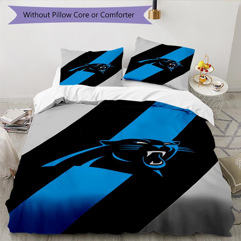 Panther Spirit Design Bed Bedding Set 1 Duvet Cover + 2 Pillowcases Soft Breathable Household Bed Linens