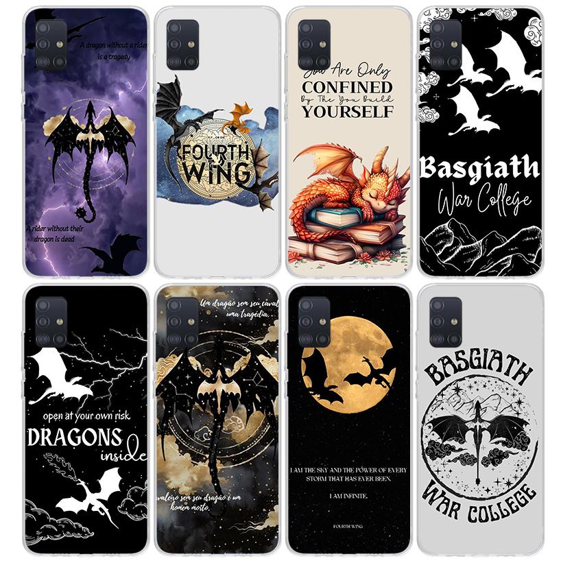 F-Fourth W-Wing Dragon Phone Case For Samsung Galaxy A12 A52S A42 A32 A22 A51 A50 Note 20 Ultra 10 S10 Plus A71 A70 A31 A30 A10S