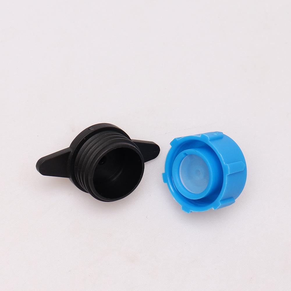 Pressure-compensated 4L/8L/h dripper: Steady flow regulator, washable drip head, irrigation pipe fitting.