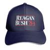 Ošoupaná baseballová čepice Reagan Bush 84 s ohnutým kšiltem, klasický střih, nízký profil, nestrukturovaná, unisex, pro muže i ženy