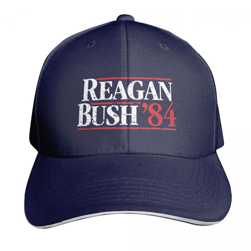 Ošoupaná baseballová čepice Reagan Bush 84 s ohnutým kšiltem, klasický střih, nízký profil, nestrukturovaná, unisex, pro muže i ženy