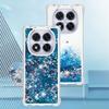 Bling Moving Liquid Floating Sparkle Glitter Case for Xiaomi 14T Redmi Note 14 13 12 11 Pro Plus 14C 13C 12C A3X Waterfall Cover