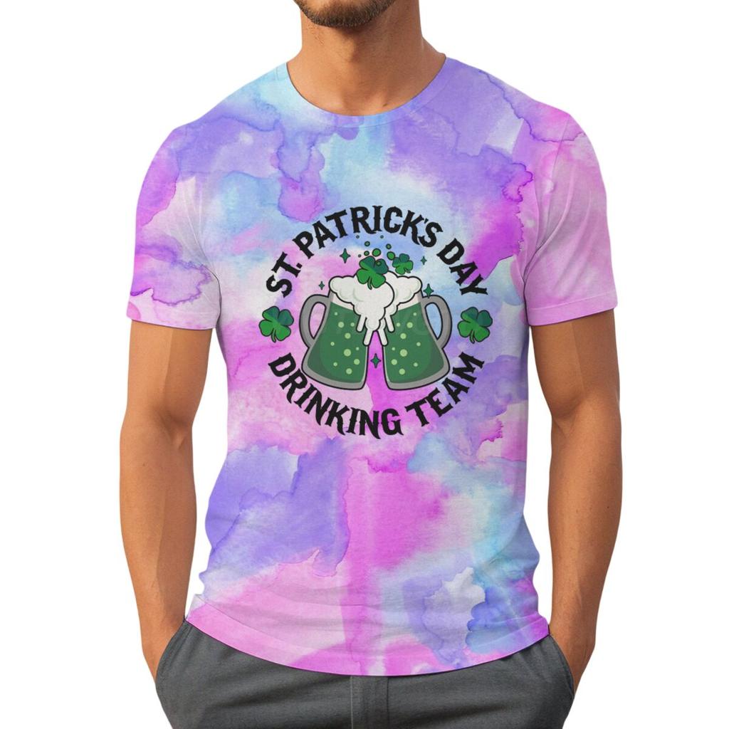 St Patricks Day Drinking Team Tshirt Funny Irish Drinking Team Unisex Tshirts Happy Go Lucky Green Beer Unisexs Clothes