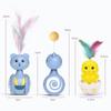 Bumbler Toy Balance Cat Tumbler Swing Catching Ball Cat Toy Cat Rolling Teaser Teasing Stick Rotating Ball Toy