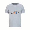 Pink Short Sleeve Custom Evolution Handball Comic Tee Shirt Men Crazy Plus Size His And Hers