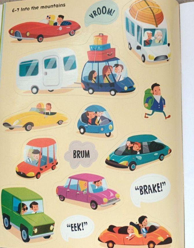 [USED] Usborne Sticker Book