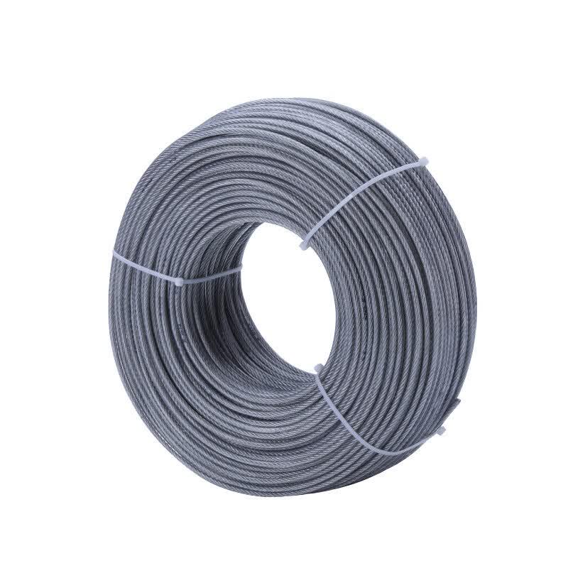 Minggu 4mm Plastic Coated Steel Wire Rope