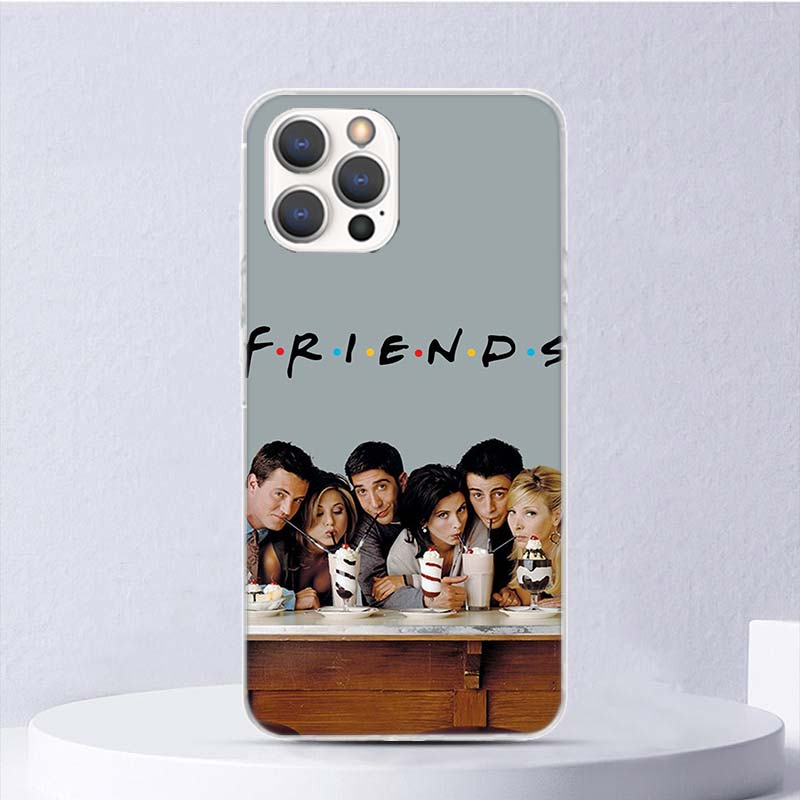 Friends Tv Show Funny Family Soft Case For iPhone 16 17 Air 16E 15 Plus 11 12 13 Mini 14 Pro Max Phone Cover Apple 7 8 SE Coque