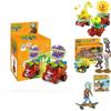 Plants Vs Zombies Toy Car Set With Launching And Light Features For Kids Interactive Play