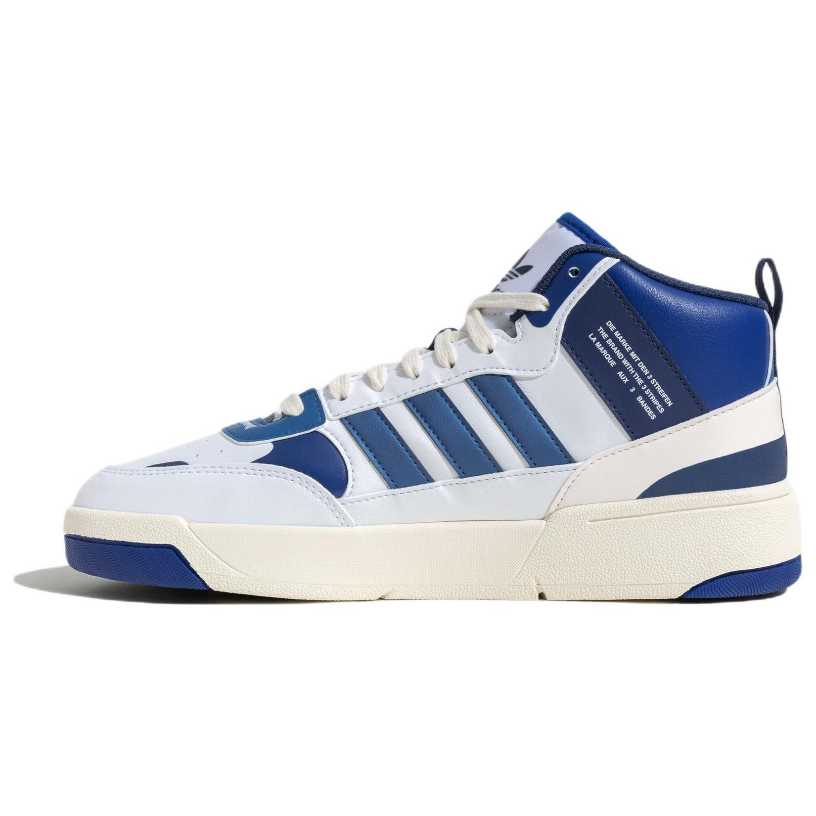 

Adidas Originals Post Up Non-Slip Durable High-Top Skate Shoes Unisex Skate Shoes Blue White ID4092 36