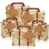 20/30/50PCS Mini Suitcase Party Favor Box with Tags Travel Party Decorations Bridal Shower Wedding Favors For Guests Candy Boxes