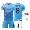 2025/2026 Real Madrid Mbappe 9 Kids Soccer Jersey, Polyester Fiber, Blue, Youth Sportswear