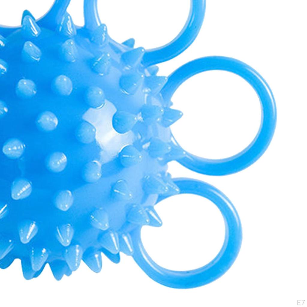 Handheld Grip Ball Five Strengthening Massage Squeeze Stress Strength Training for Adults Athletes