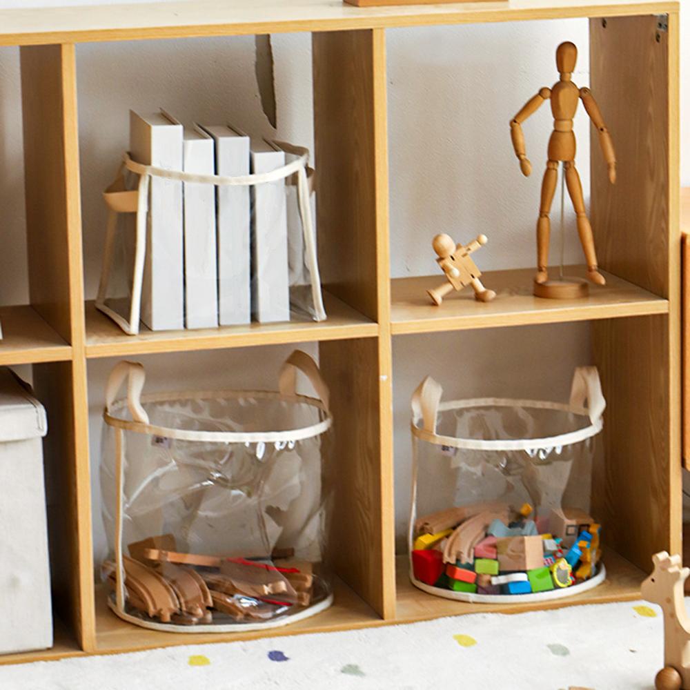 1Pc Transparent Toy Storage Basket Building Blocks Plush Toys Large Capacity Multifunctional Storage Box Home Storage Organizat